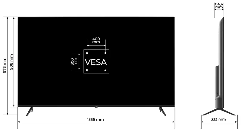 Телевізор Kivi 70" 4K UHD (70U760QB) - фото - №9