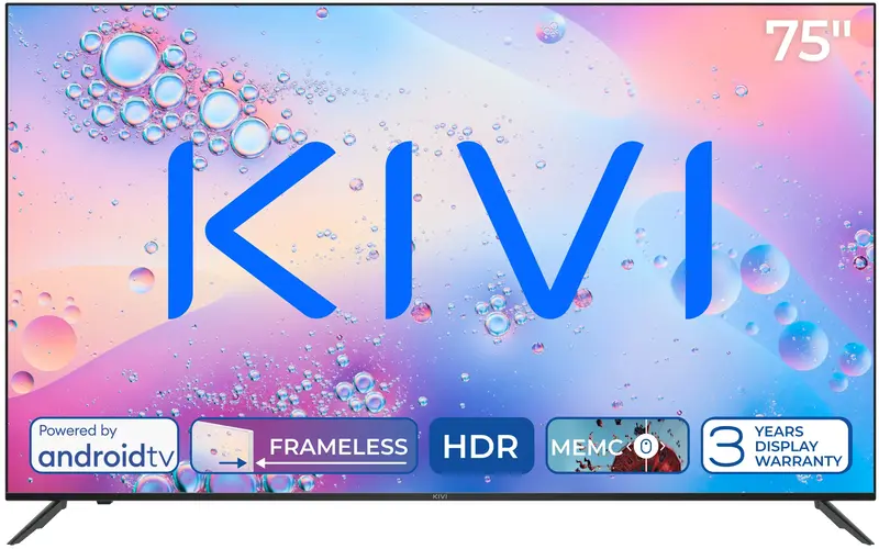 Телевізор Kivi 75" 4K UHD (75U760QB) - фото - №1