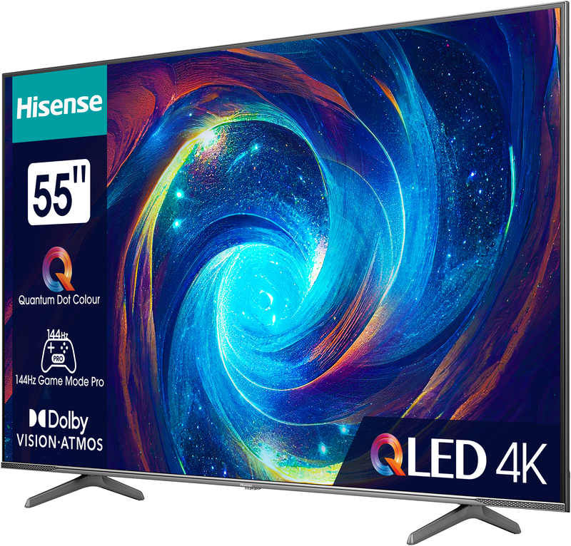 Телевізор Hisense 55" QLED 4K (55E7KQ PRO) - фото - №2