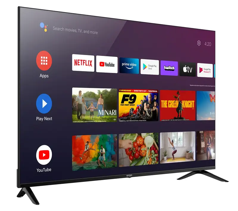 Телевізор Ergo 55" 4K UHD (55GUS6500) - фото - №3