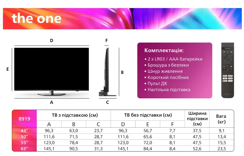 Телевізор Philips 50PUS8919/12 - фото - №7