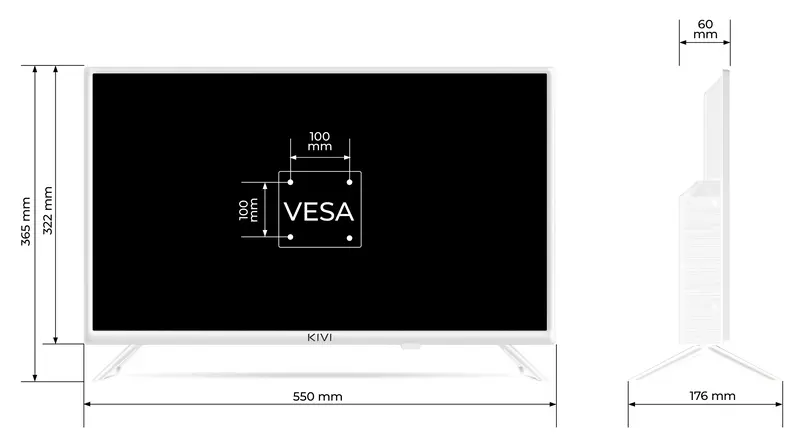 Телевизор Kivi 24H760QW - фото - №8