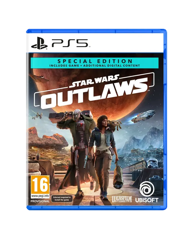 Диск Star Wars Outlaws Special Edition (Blu-ray) для PS5 - фото - №0