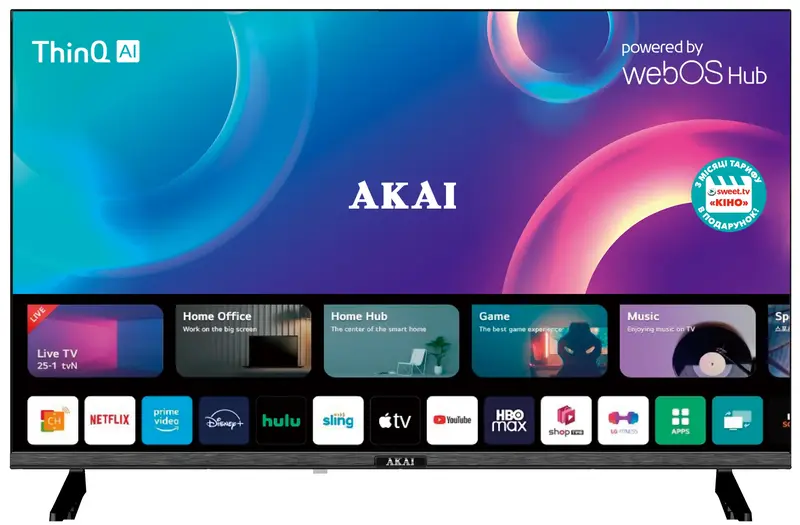 Телевізор Akai AK40FHD22W - фото - №0