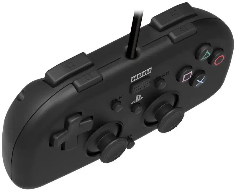 Геймпад проводной Mini Gamepad для PS4 (Black) 4961818028371 - фото - №2