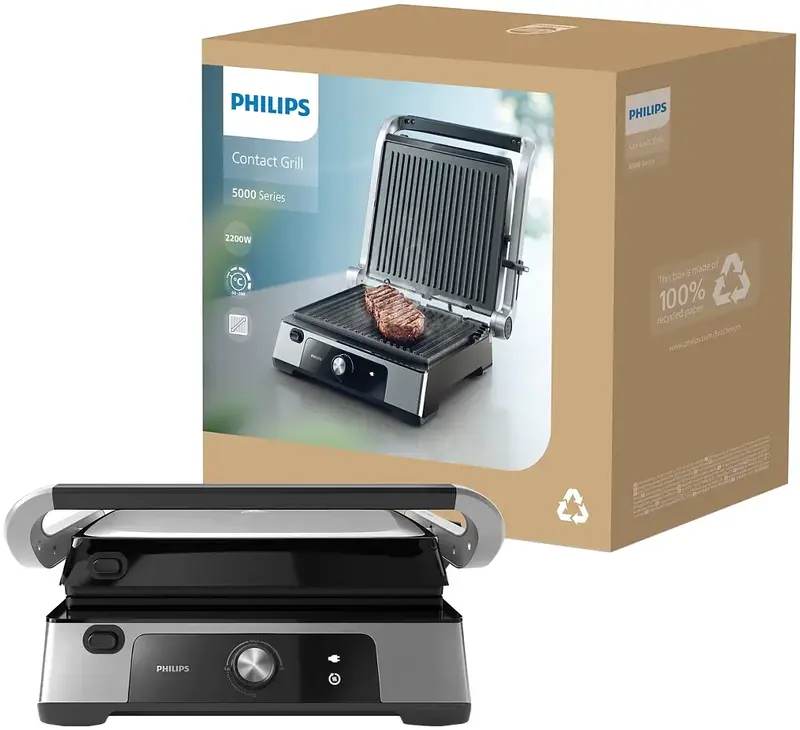 Гриль PHILIPS Серія 5000 HD6301/90 - фото - №5