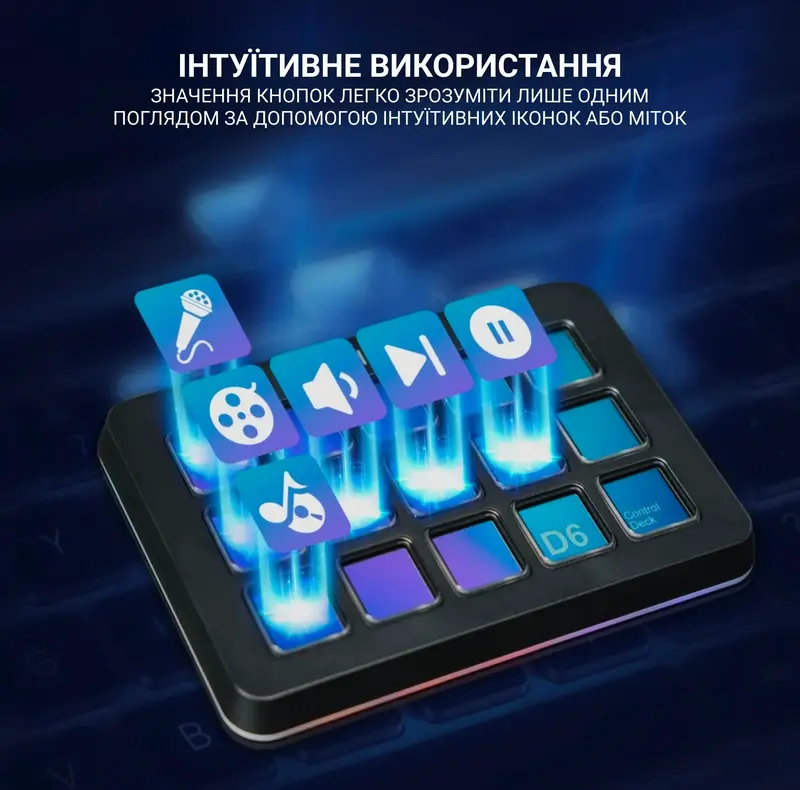 Контролер Fifine Stream Deck D6 - фото - №11