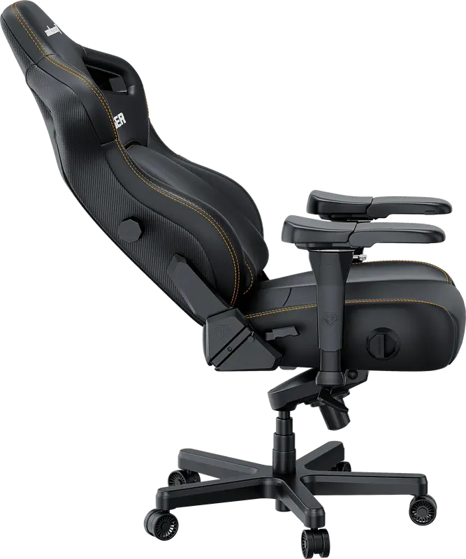 Ігрове крісло Anda Seat Kaiser 4 Size L Black Premium PVC - фото - №6