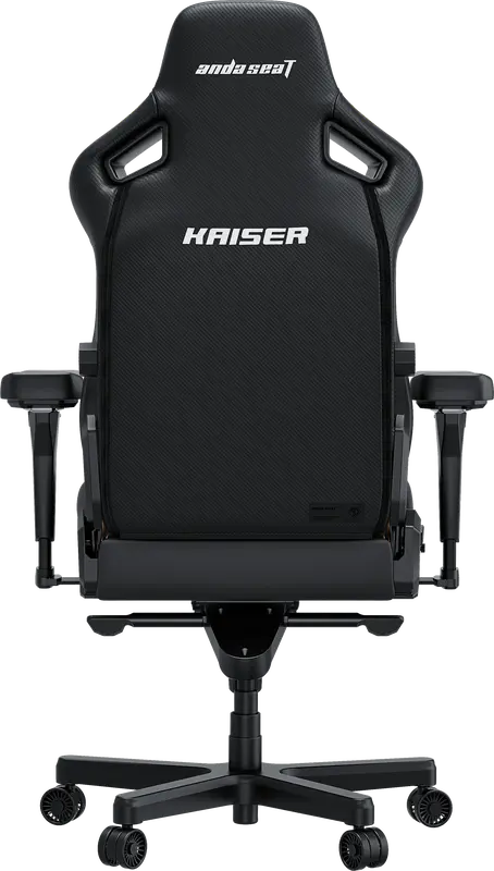 Ігрове крісло Anda Seat Kaiser 4 Size L Black Premium PVC - фото - №3