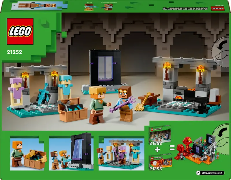 Конструктор LEGO Minecraft Зброярня - фото - №1