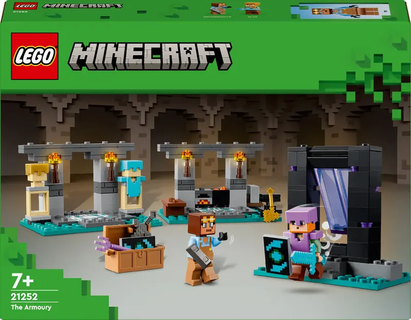 Конструктор LEGO Minecraft Зброярня - фото - №0