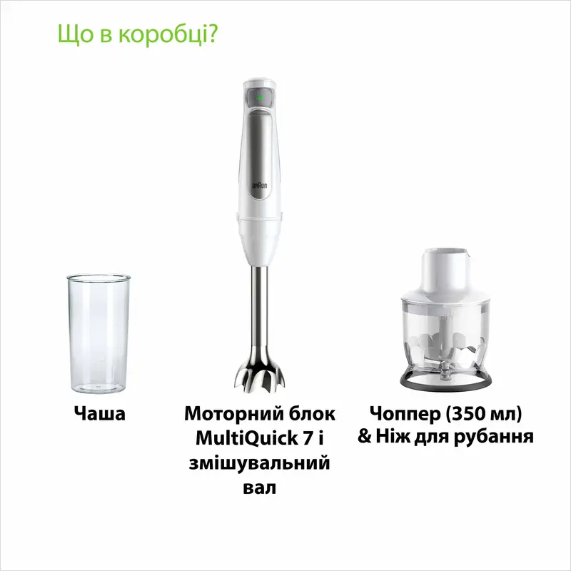 Блендер BRAUN MQ 7020 WH - фото - №12