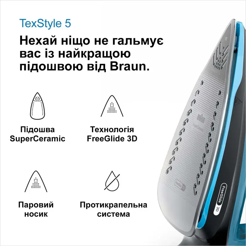 Праска BRAUN TexStyle 5 SI5256BL - фото - №10