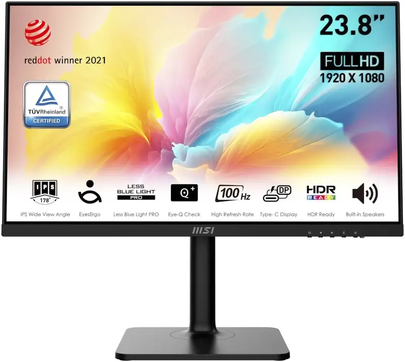 Монитор MSI 23.8" IPS 1920x1080 (Modern MD2412P) - фото - №0