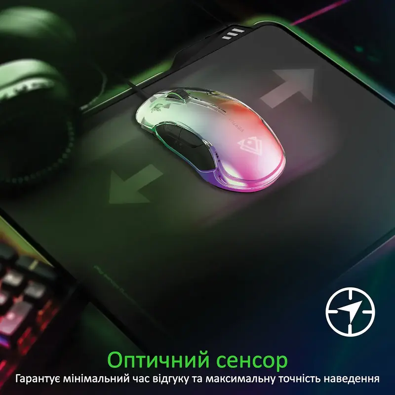 Мышь Vertux Phoenix USB Black (phoenix.black) - фото - №2