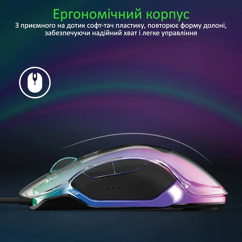 Мышь Vertux Phoenix USB Black (phoenix.black) - фото - №1