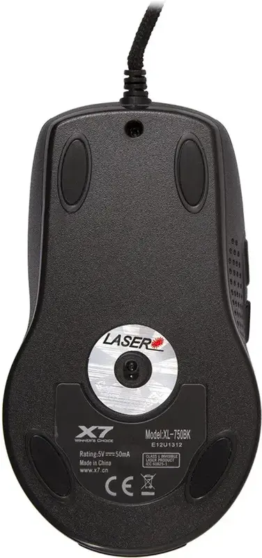 Комп'ютерна миша A4Tech X-710BK USB (Black) - фото - №2