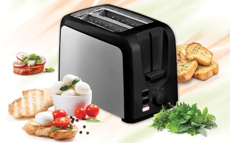 Тостер HEINNER HTP-700BKSS - фото - №1