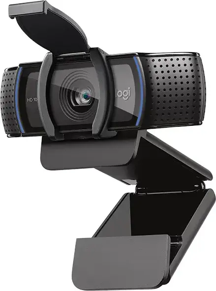 Веб камера Logitech Webcam C920S PRO HD 1080p (960-001252) - фото - №0