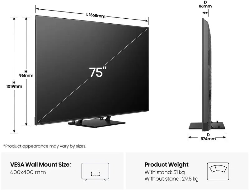 Телевізор Hisense 75U7Q PRO - фото - №1