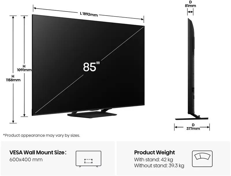 Телевізор Hisense 85U7Q PRO - фото - №1