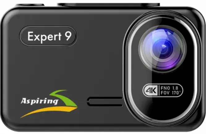 Відеореєстратор Aspiring Expert 9 Speedcam, WI-FI, GPS, 2K, 2 камери - фото - №4