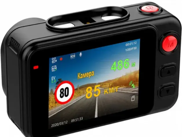 Відеореєстратор Aspiring Expert 9 Speedcam, WI-FI, GPS, 2K, 2 камери - фото - №3