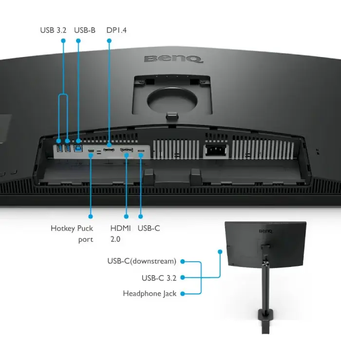 Монітор 27" BenQ PD2706UA (9H.LLKLB.QEE) - фото - №8