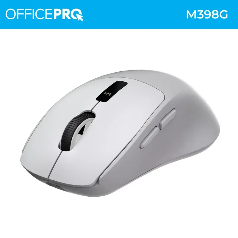 Миша OfficePro M398G Silent Click Wireless Gray - фото - №7