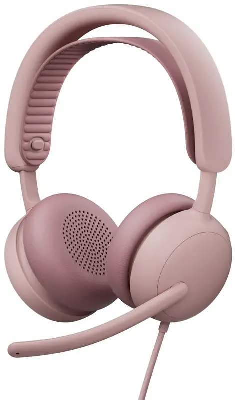 Гарнітура Logitech Zone Wired 2 Headset rose - фото - №0