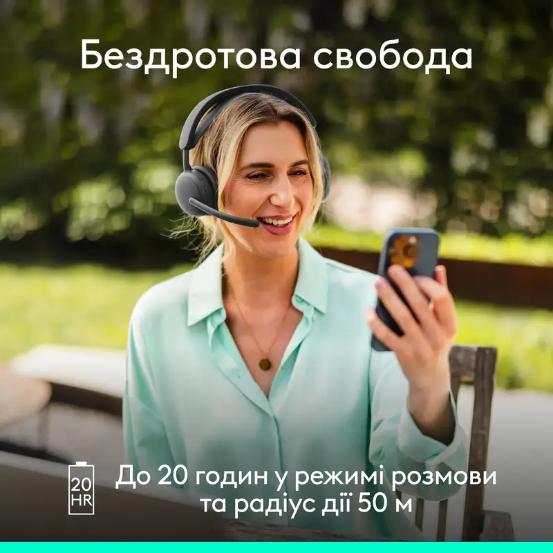 Гарнітура Logitech Zone Wireless 2 ES Headset graphite - фото - №4