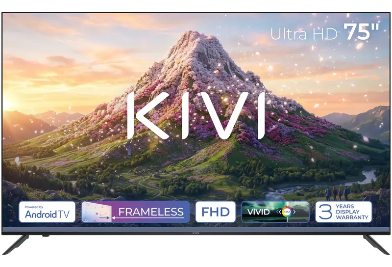 Телевізор Kivi 75" 4K UHD (75U760QB) - фото - №0
