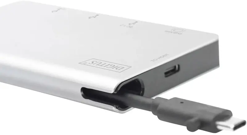 HUB USB-C HDMI/2xUSB-A/USB-C/SD/MicroSD - фото - №2