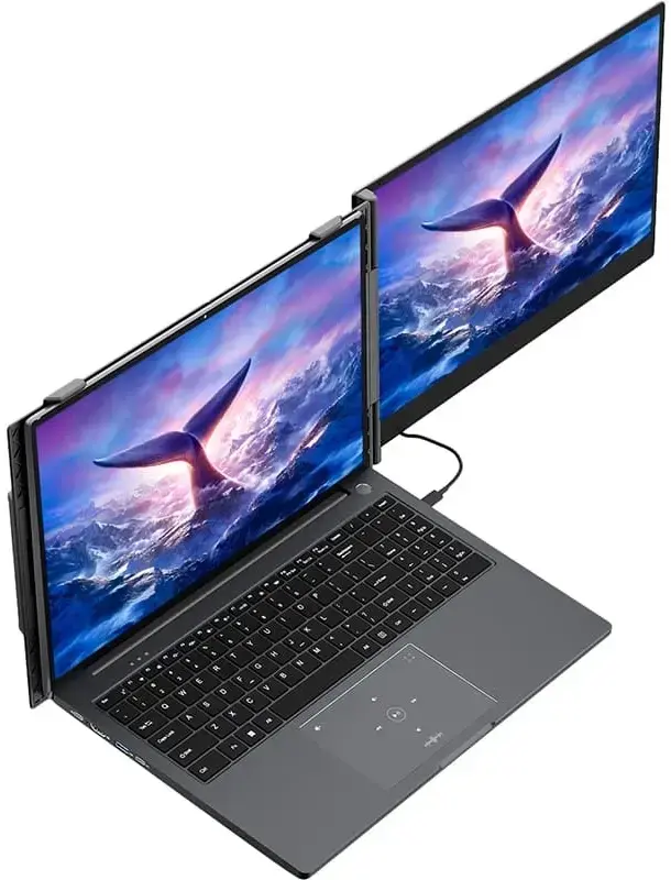 Монитор Blackview Laptop Screen Extender DCM6 14' Single Grey (BVSCESCM6GR) - фото - №2
