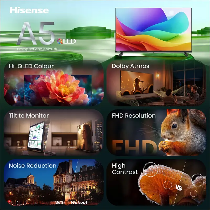 Телевізор Hisense 40A5S - фото - №2