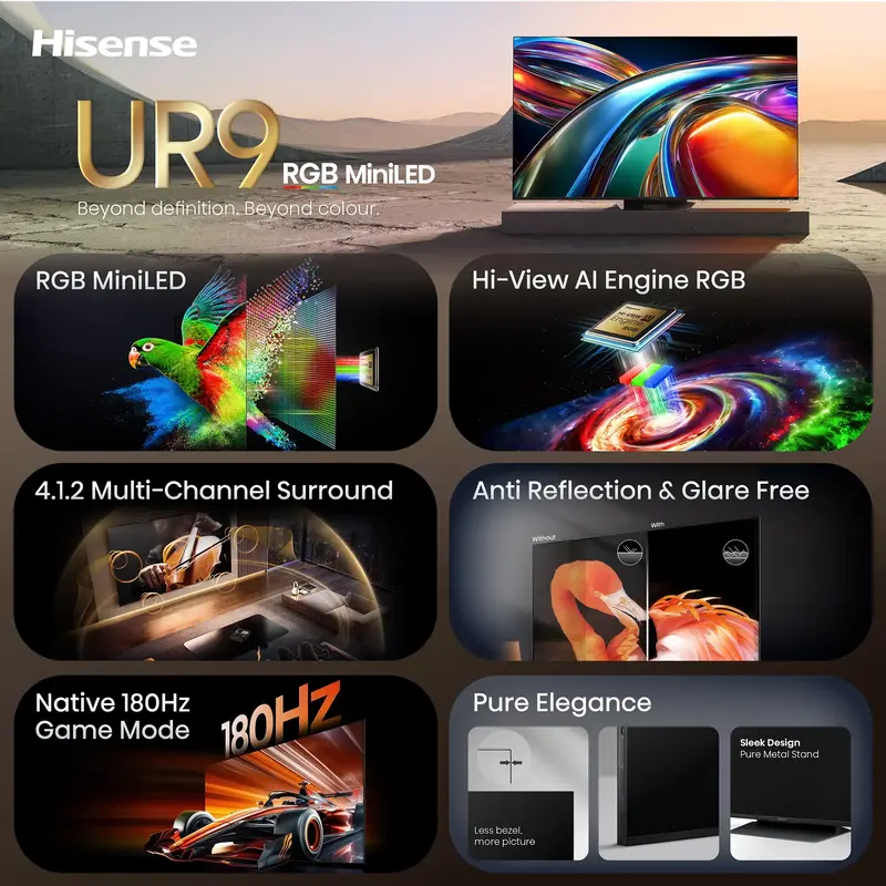 Телевізор Hisense 85UR9S - фото - №6