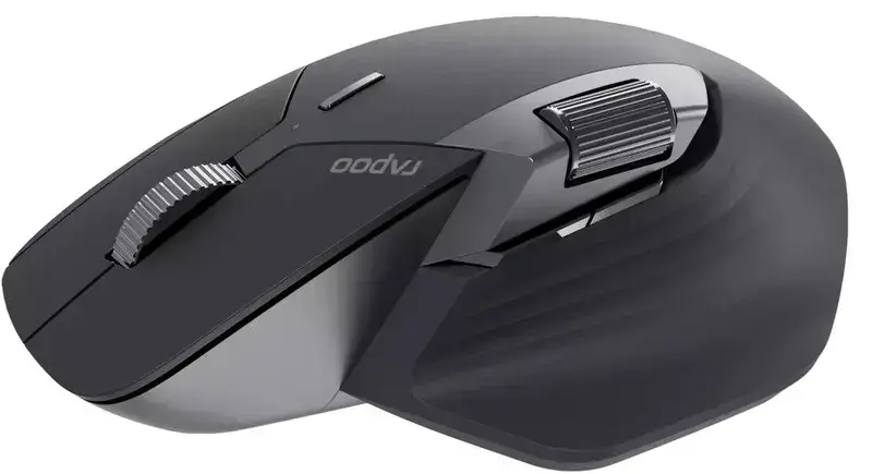 Миша RAPOO MT760L rechargeable wireless black - фото - №1