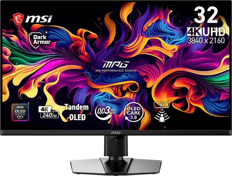 Монітор MSI 31,5" MPG 322UR QD-OLED X24 - фото - №0