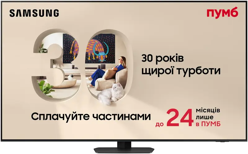 Телевізор Samsung 65" Neo QLED 4K QE65QN90FAUXUA MiniLED Vision AI - фото - №0