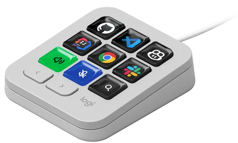 Програмована консоль Logitech MX Keypad USB Pale Grey (920-013892) - фото - №0