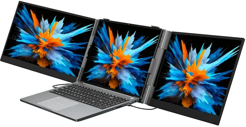 Монитор Blackview Laptop Screen Extender DCM6 14' Dual Grey - фото - №0
