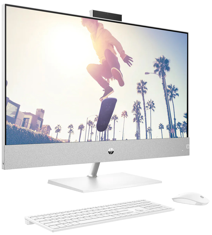 Моноблок HP Pavilion White (9D3Q8EA) - фото - №1