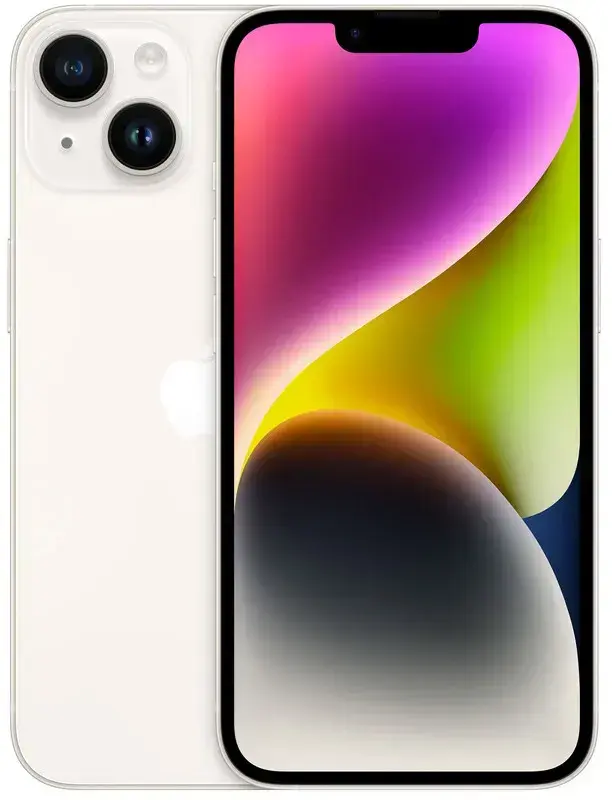Б/У Apple iPhone 14 256Gb Starlight E-sim (Це Топ) - фото - №0