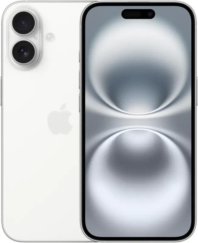 Б/В Apple iPhone 16 128Gb White (Це Норм) - фото - №0