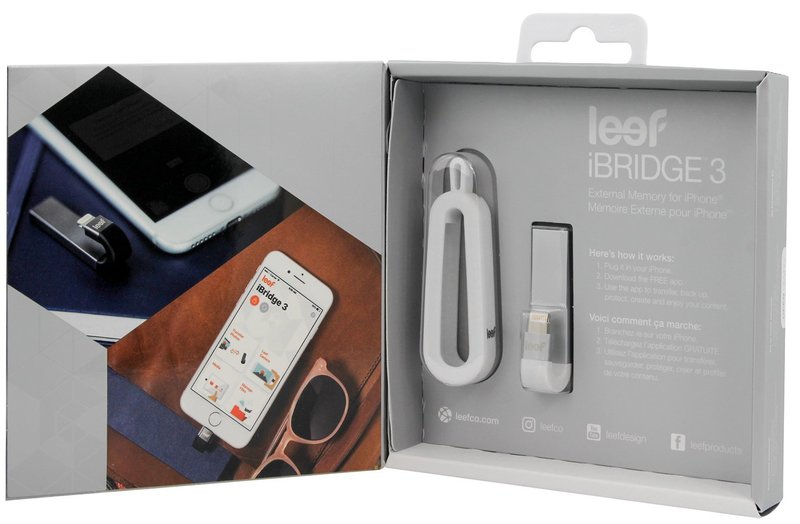 Флеш-память Leef iBridge 3.0 64Gb (Silver) LIB300SW064A1 - фото - №7