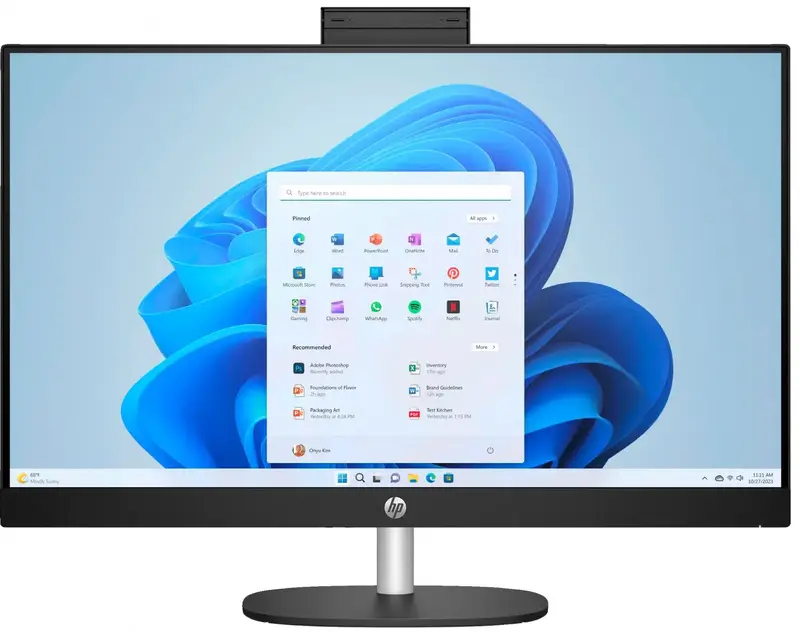 Моноблок HP 27-cr1009ua Black (D3SB6EA) - фото - №4