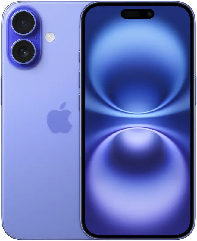 Б/В Apple iPhone 16 128Gb Ultramarine (Це Топ) - фото - №0