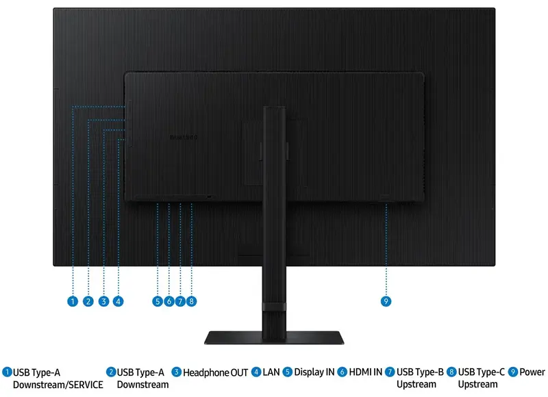 Монітор ігровий Samsung 37" ViewFinity S8 (LS37D802UAIXUA) - фото - №16