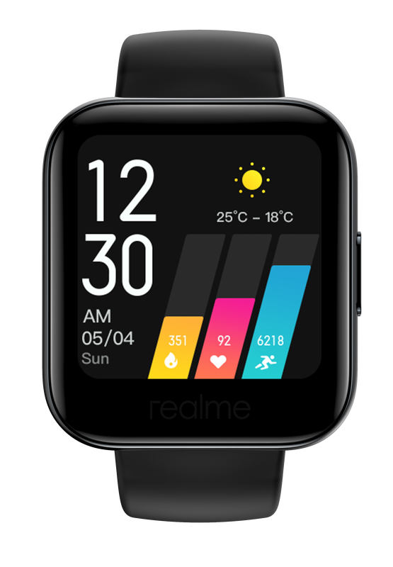 Cмарт-годинник realme Watch (Black) RMA161 - фото - №1