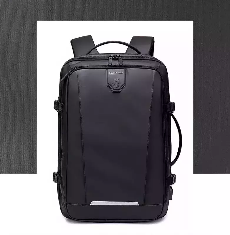 Рюкзак Golden Wolf GB00447 Black Solid - фото - №3